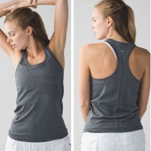 LULULEMON Swiftly Tech Tank Top Gray- size 4